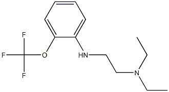 diethyl(2-{[2-(trifluoromethoxy)phenyl]amino}ethyl)amine 结构式