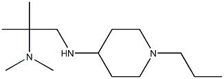 dimethyl({2-methyl-1-[(1-propylpiperidin-4-yl)amino]propan-2-yl})amine 结构式
