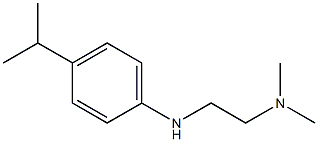 dimethyl(2-{[4-(propan-2-yl)phenyl]amino}ethyl)amine 结构式
