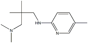 dimethyl(2-methyl-2-{[(5-methylpyridin-2-yl)amino]methyl}propyl)amine 结构式