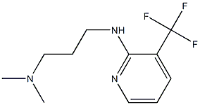 dimethyl(3-{[3-(trifluoromethyl)pyridin-2-yl]amino}propyl)amine 结构式