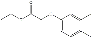 ethyl 2-(3,4-dimethylphenoxy)acetate 结构式