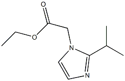 ethyl 2-[2-(propan-2-yl)-1H-imidazol-1-yl]acetate 结构式