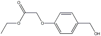 ethyl 2-[4-(hydroxymethyl)phenoxy]acetate 结构式