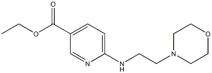 ethyl 6-{[2-(morpholin-4-yl)ethyl]amino}pyridine-3-carboxylate 结构式