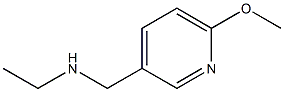 ethyl[(6-methoxypyridin-3-yl)methyl]amine 结构式