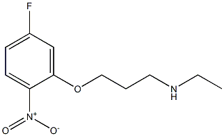 ethyl[3-(5-fluoro-2-nitrophenoxy)propyl]amine 结构式