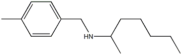 heptan-2-yl[(4-methylphenyl)methyl]amine 结构式