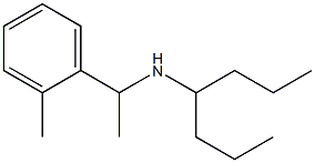 heptan-4-yl[1-(2-methylphenyl)ethyl]amine 结构式