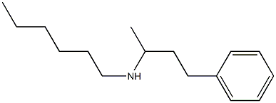 hexyl(4-phenylbutan-2-yl)amine 结构式
