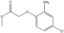 methyl (2-amino-4-chlorophenoxy)acetate 结构式