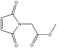 methyl 2-(2,5-dioxo-2,5-dihydro-1H-pyrrol-1-yl)acetate 结构式