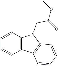 methyl 2-(9H-carbazol-9-yl)acetate 结构式