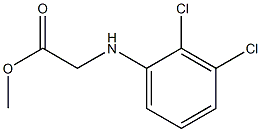 methyl 2-[(2,3-dichlorophenyl)amino]acetate 结构式