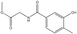 methyl 2-[(3-hydroxy-4-methylphenyl)formamido]acetate 结构式