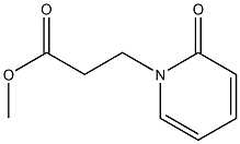 methyl 3-(2-oxo-1,2-dihydropyridin-1-yl)propanoate 结构式