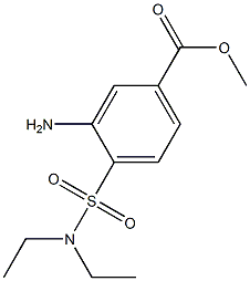 methyl 3-amino-4-(diethylsulfamoyl)benzoate 结构式