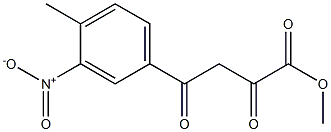 methyl 4-(4-methyl-3-nitrophenyl)-2,4-dioxobutanoate 结构式