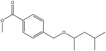 methyl 4-{[(4-methylpentan-2-yl)oxy]methyl}benzoate 结构式
