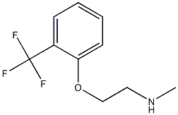 methyl({2-[2-(trifluoromethyl)phenoxy]ethyl})amine 结构式