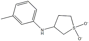 N-(1,1-dioxidotetrahydrothien-3-yl)-N-(3-methylphenyl)amine 结构式