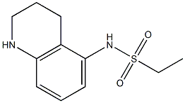 N-(1,2,3,4-tetrahydroquinolin-5-yl)ethane-1-sulfonamide 结构式