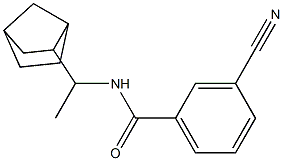 N-(1-bicyclo[2.2.1]hept-2-ylethyl)-3-cyanobenzamide 结构式