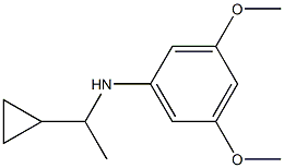 N-(1-cyclopropylethyl)-3,5-dimethoxyaniline 结构式