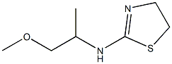 N-(1-methoxypropan-2-yl)-4,5-dihydro-1,3-thiazol-2-amine 结构式