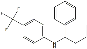 N-(1-phenylbutyl)-4-(trifluoromethyl)aniline 结构式