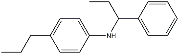 N-(1-phenylpropyl)-4-propylaniline 结构式