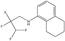 N-(2,2,3,3-tetrafluoropropyl)-5,6,7,8-tetrahydronaphthalen-1-amine 结构式