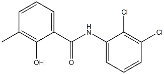 N-(2,3-dichlorophenyl)-2-hydroxy-3-methylbenzamide 结构式