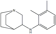 N-(2,3-dimethylphenyl)-1-azabicyclo[2.2.2]octan-3-amine 结构式