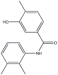 N-(2,3-dimethylphenyl)-3-hydroxy-4-methylbenzamide 结构式