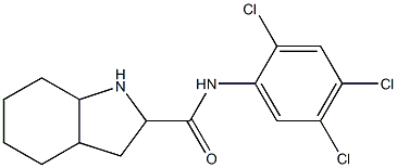 N-(2,4,5-trichlorophenyl)-octahydro-1H-indole-2-carboxamide 结构式