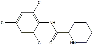 N-(2,4,6-trichlorophenyl)piperidine-2-carboxamide 结构式