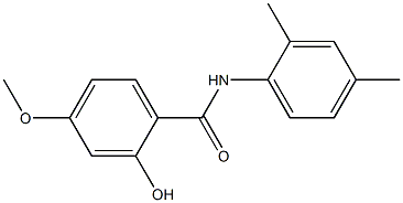 N-(2,4-dimethylphenyl)-2-hydroxy-4-methoxybenzamide 结构式