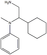 N-(2-amino-1-cyclohexylethyl)-N-methylaniline 结构式