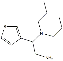 N-(2-amino-1-thien-3-ylethyl)-N,N-dipropylamine 结构式