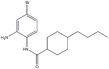 N-(2-amino-4-bromophenyl)-4-butylcyclohexane-1-carboxamide 结构式