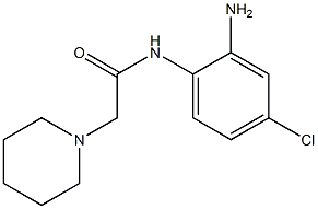 N-(2-amino-4-chlorophenyl)-2-piperidin-1-ylacetamide 结构式