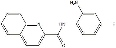N-(2-amino-4-fluorophenyl)quinoline-2-carboxamide 结构式