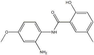 N-(2-amino-4-methoxyphenyl)-2-hydroxy-5-methylbenzamide 结构式