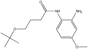 N-(2-amino-4-methoxyphenyl)-4-(tert-butoxy)butanamide 结构式