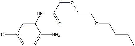 N-(2-amino-5-chlorophenyl)-2-(2-butoxyethoxy)acetamide 结构式