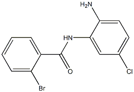 N-(2-amino-5-chlorophenyl)-2-bromobenzamide 结构式
