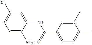 N-(2-amino-5-chlorophenyl)-3,4-dimethylbenzamide 结构式