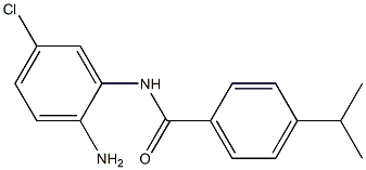 N-(2-amino-5-chlorophenyl)-4-(propan-2-yl)benzamide 结构式