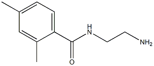 N-(2-aminoethyl)-2,4-dimethylbenzamide 结构式